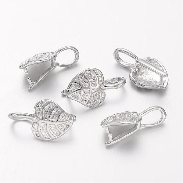 PandaHall Platinum Plated Brass Ice Pick Pinch Bails, Nickel Free, about 11mm wide, 18mm long Brass
PandaHall Platinum Plated Brass Ice Pick Pinch Bails, Nickel Free, about 11mm wide, 18mm long Brass