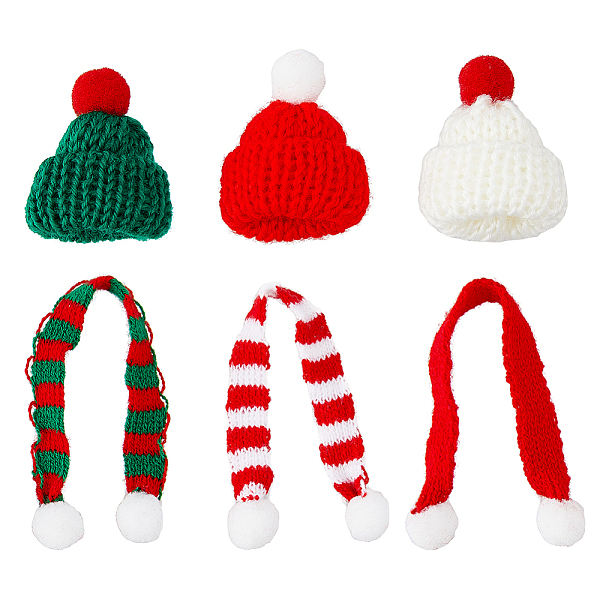 PandaHall SUPERFINDINGS 24 Sets 6 Style Mini Christmas Knit Hat Scarf Wool Yarn Small Red Santa Hat Wine Bottle Decorations for Doll Crafts..., Multicolor
PandaHall SUPERFINDINGS 24 Sets 6 Style Mini Christmas Knit Hat Scarf Wool Yarn Small Red Santa Hat Wine Bottle Decorations for Doll Crafts..., Multicolor
