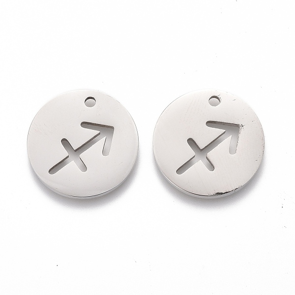 PandaHall 201 Stainless Steel Pendants, Twelve Constellations, Stainless Steel Color, Sagittarius, 16x1.2mm, Hole: 1.5mm 201 Stainless Steel...
PandaHall 201 Stainless Steel Pendants, Twelve Constellations, Stainless Steel Color, Sagittarius, 16x1.2mm, Hole: 1.5mm 201 Stainless Steel...