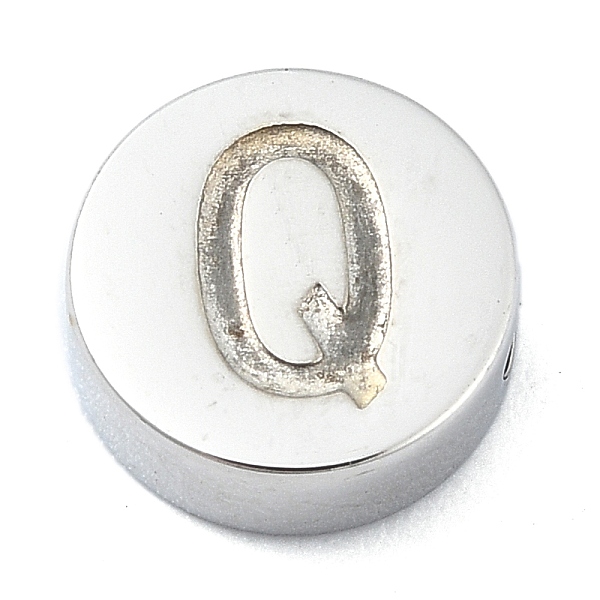 PandaHall 304 Stainless Steel Beads, Flat Round with Letter, Stainless Steel Color, Letter Q, 8x3mm, Hole: 1.6mm 304 Stainless Steel Letter...
PandaHall 304 Stainless Steel Beads, Flat Round with Letter, Stainless Steel Color, Letter Q, 8x3mm, Hole: 1.6mm 304 Stainless Steel Letter...