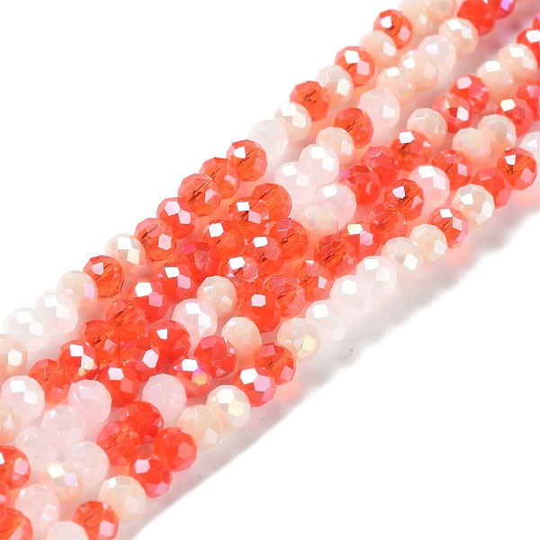 PandaHall Glass Beads Strands, Faceted, Rondelle, Tomato, 4x3mm, Hole: 0.4mm, about 123~127pcs/strand, 15.75~16.5 inch(40~42cm) Glass..., Red
PandaHall Glass Beads Strands, Faceted, Rondelle, Tomato, 4x3mm, Hole: 0.4mm, about 123~127pcs/strand, 15.75~16.5 inch(40~42cm) Glass..., Red
