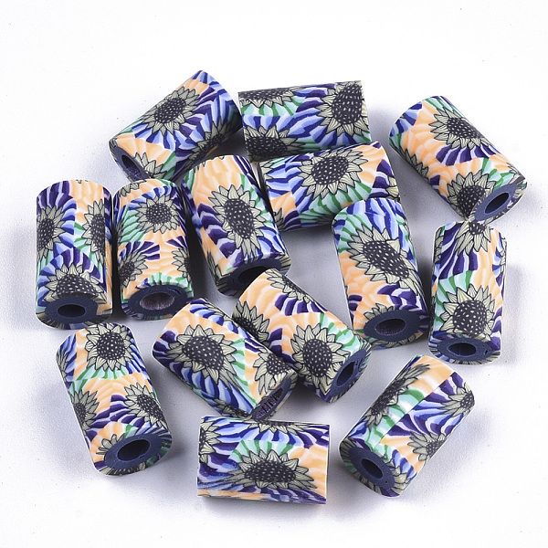 PandaHall Handmade Polymer Clay Beads, Column with Flower Pattern, Light Salmon, 12x7mm Polymer Clay Column
PandaHall Handmade Polymer Clay Beads, Column with Flower Pattern, Light Salmon, 12x7mm Polymer Clay Column
