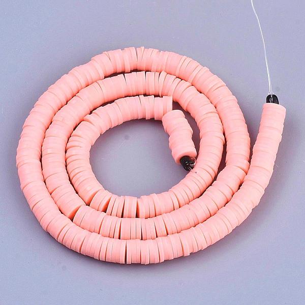 PandaHall Handmade Polymer Clay Beads, Disc/Flat Round, Heishi Beads, Pink,6x1mm, Hole: 2mm, about 380~400pcs/strand, 17.7 inch Polymer Clay...
PandaHall Handmade Polymer Clay Beads, Disc/Flat Round, Heishi Beads, Pink,6x1mm, Hole: 2mm, about 380~400pcs/strand, 17.7 inch Polymer Clay...