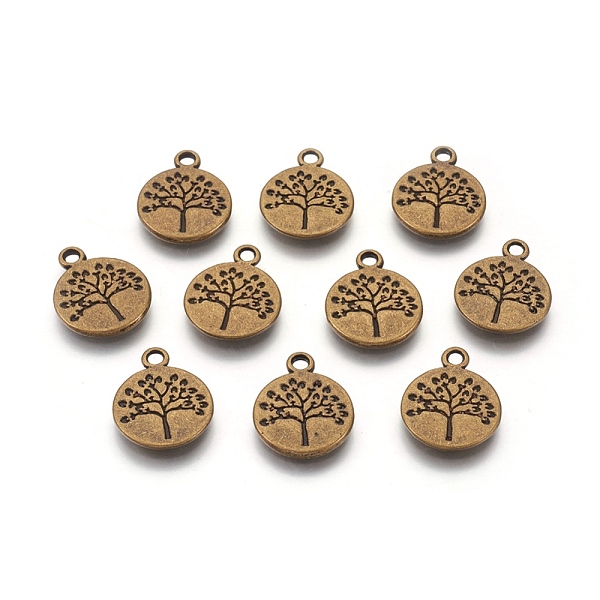 PandaHall Flat Round with Tree Tibetan Style Alloy Pendants, Cadmium Free & Nickel Free & Lead Free, Antique Bronze, 18.5x15x2mm, Hole: 2mm...
PandaHall Flat Round with Tree Tibetan Style Alloy Pendants, Cadmium Free & Nickel Free & Lead Free, Antique Bronze, 18.5x15x2mm, Hole: 2mm...