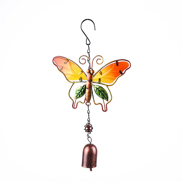 PandaHall Bell Wind Chimes, Glass & Iron Art Pendant Decorations, Butterfly, Orange, 290x160mm Glass Butterfly Orange
PandaHall Bell Wind Chimes, Glass & Iron Art Pendant Decorations, Butterfly, Orange, 290x160mm Glass Butterfly Orange