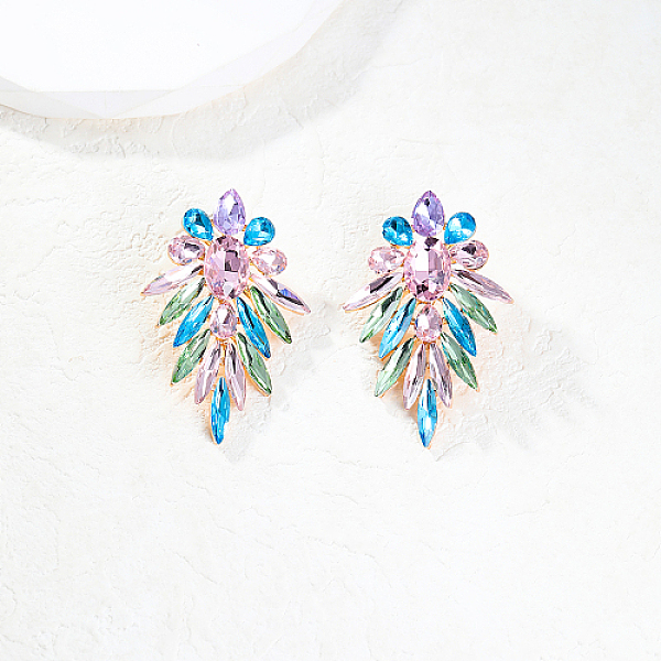 PandaHall Real 18K Gold Plated Alloy Micro Pave Cubic Zirconia Stud Earrings, Flower, Pink, 55x37mm Cubic Zirconia Flower Pink
PandaHall Real 18K Gold Plated Alloy Micro Pave Cubic Zirconia Stud Earrings, Flower, Pink, 55x37mm Cubic Zirconia Flower Pink