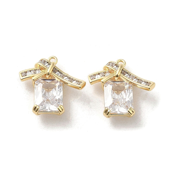 PandaHall Brass with Glass Rhinestone Pendants, Rectangle with Bowknot Charms, Real 18K Gold Plated, 18x19x7mm, Hole: 1.2mm Brass+Glass...
PandaHall Brass with Glass Rhinestone Pendants, Rectangle with Bowknot Charms, Real 18K Gold Plated, 18x19x7mm, Hole: 1.2mm Brass+Glass...