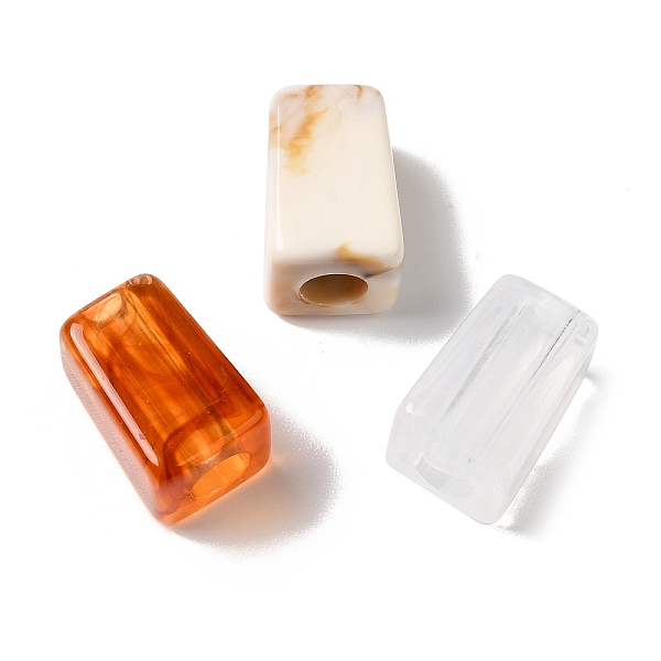 PandaHall Opaque Two-tone Acrylic European Beads, Large Hole Beads, Cuboid, Mixed Color, 15x9.5~10x9.5~10mm, Hole: 4.5mm Acrylic Cuboid..., Multicolor
PandaHall Opaque Two-tone Acrylic European Beads, Large Hole Beads, Cuboid, Mixed Color, 15x9.5~10x9.5~10mm, Hole: 4.5mm Acrylic Cuboid..., Multicolor