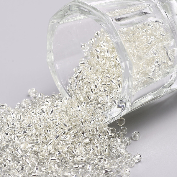 PandaHall 12/0 Glass Seed Beads, Silver Lined Round Hole, Round, White, 2mm, Hole: 1mm, about 6666pcs/100g Glass White
PandaHall 12/0 Glass Seed Beads, Silver Lined Round Hole, Round, White, 2mm, Hole: 1mm, about 6666pcs/100g Glass White