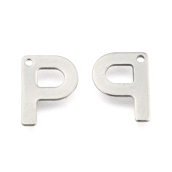PandaHall 304 Stainless Steel Pendants, Alphabet, Stainless Steel Color, 11x8.5x0.8mm, Hole: 1mm 304 Stainless Steel Letter
PandaHall 304 Stainless Steel Pendants, Alphabet, Stainless Steel Color, 11x8.5x0.8mm, Hole: 1mm 304 Stainless Steel Letter