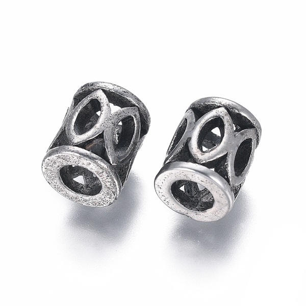 PandaHall 304 Stainless Steel European Beads, Large Hole Beads, Column, Antique Silver, 9.5x8mm, Hole: 4mm 304 Stainless Steel Column
PandaHall 304 Stainless Steel European Beads, Large Hole Beads, Column, Antique Silver, 9.5x8mm, Hole: 4mm 304 Stainless Steel Column
