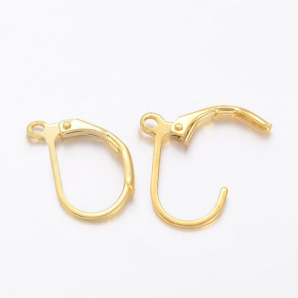 PandaHall Yellow Gold Filled Leverback Earring Findings, 1/20 14K Gold Filled, Real Gold Filled, 16x10x1.5mm, Pin: 0.6mm Brass
PandaHall Yellow Gold Filled Leverback Earring Findings, 1/20 14K Gold Filled, Real Gold Filled, 16x10x1.5mm, Pin: 0.6mm Brass