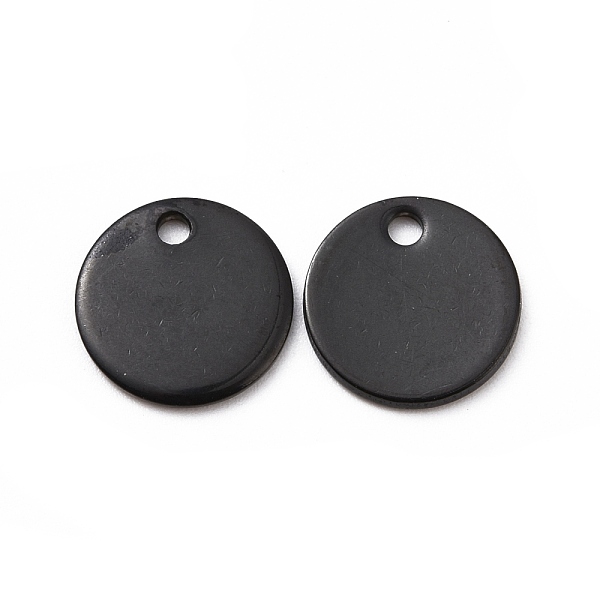PandaHall 304 Stainless Steel Pendants, Blank Stamping Tag, Flat Round, Electrophoresis Black, 10x1mm, Hole: 1.4mm 304 Stainless Steel Flat...
PandaHall 304 Stainless Steel Pendants, Blank Stamping Tag, Flat Round, Electrophoresis Black, 10x1mm, Hole: 1.4mm 304 Stainless Steel Flat...
