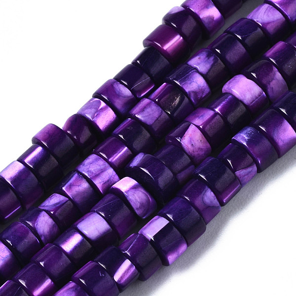 PandaHall Natural Trochus Shell Beads Strands, Dyed, Flat Round/Disc, Heishi Beads, Indigo, 4x2mm, Hole: 0.8mm, about 154~160pcs/strand..., Purple
PandaHall Natural Trochus Shell Beads Strands, Dyed, Flat Round/Disc, Heishi Beads, Indigo, 4x2mm, Hole: 0.8mm, about 154~160pcs/strand..., Purple