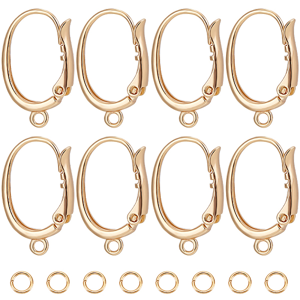 PandaHall Beebeecraft 1 Box 16Pcs Oval Leverback Earwires 18K Gold Plated Brass French Earring Hooks Ear Wire Findings with 20Pcs Dangle...
PandaHall Beebeecraft 1 Box 16Pcs Oval Leverback Earwires 18K Gold Plated Brass French Earring Hooks Ear Wire Findings with 20Pcs Dangle...