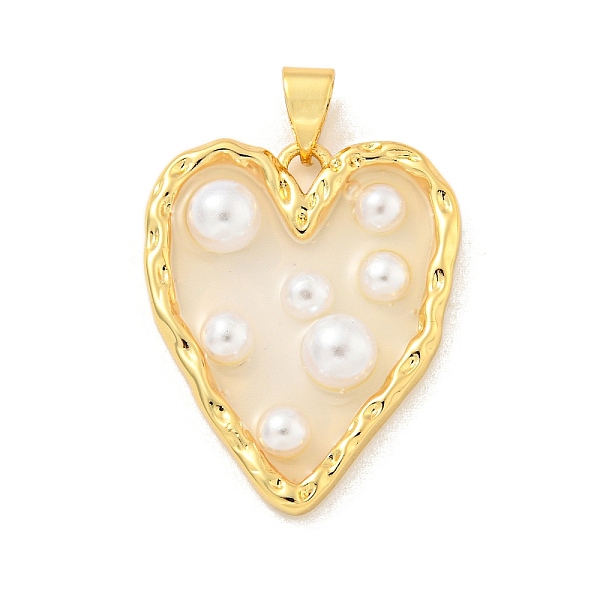 PandaHall Rack Plating Brass & Epoxy Resin Pendants, Heart Charms with Plastic Beads, Long-Lasting Plated, Lead Free & Cadmium Free, Real..., White
PandaHall Rack Plating Brass & Epoxy Resin Pendants, Heart Charms with Plastic Beads, Long-Lasting Plated, Lead Free & Cadmium Free, Real..., White