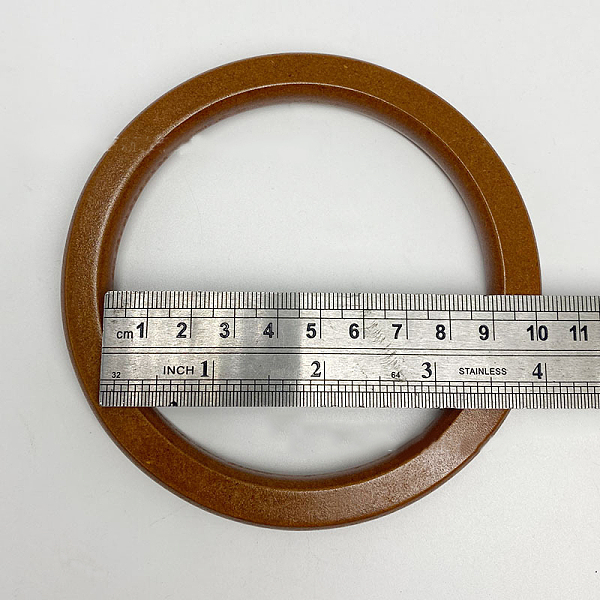 PandaHall Wood Bag Handle, Ring-shaped, Bag Replacement Accessories, Sienna, 11.5x1.2cm, Inner Diameter: 9.1cm Wood Brown
PandaHall Wood Bag Handle, Ring-shaped, Bag Replacement Accessories, Sienna, 11.5x1.2cm, Inner Diameter: 9.1cm Wood Brown