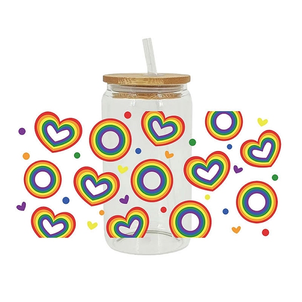 PandaHall Rainbow Transfer Film, Hot Heat Vinyl Thermal Transfer Stickers for Cup, Heart, 110x230mm Plastic Heart
PandaHall Rainbow Transfer Film, Hot Heat Vinyl Thermal Transfer Stickers for Cup, Heart, 110x230mm Plastic Heart