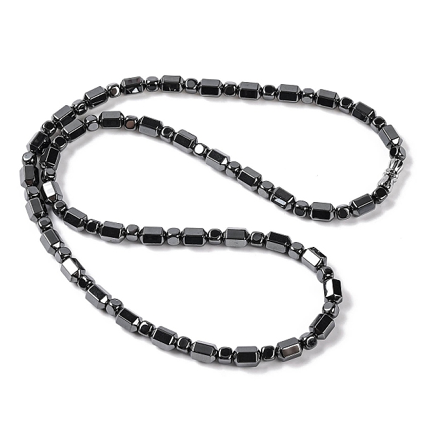 PandaHall Faceted Column & Cube Synthetic Non-magnetic Hematite Beaded Necklaces, with Alloy Screw Clasps, 20.08 inch(51cm) Non-magnetic...
PandaHall Faceted Column & Cube Synthetic Non-magnetic Hematite Beaded Necklaces, with Alloy Screw Clasps, 20.08 inch(51cm) Non-magnetic...