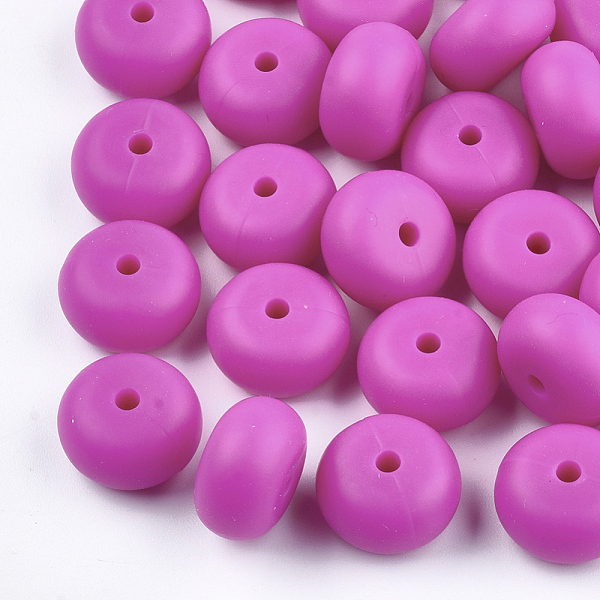 PandaHall Food Grade Eco-Friendly Silicone Beads, Chewing Beads For Teethers, DIY Nursing Necklaces Making, Rondelle, Orchid, 14x8mm, Hole..., Purple
PandaHall Food Grade Eco-Friendly Silicone Beads, Chewing Beads For Teethers, DIY Nursing Necklaces Making, Rondelle, Orchid, 14x8mm, Hole..., Purple