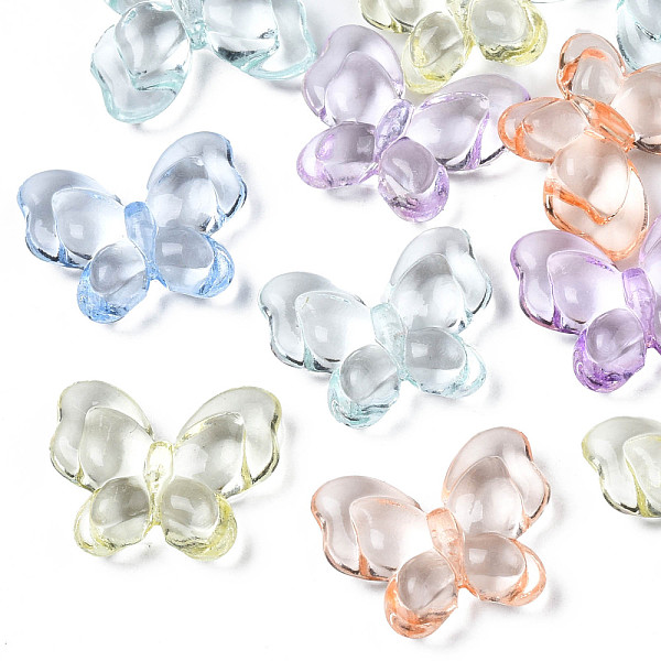 PandaHall Transparent Acrylic Beads, Butterfly, Mixed Color, 18x21x6mm, Hole: 1.6mm, about 415pcs/500g Acrylic Butterfly Multicolor
PandaHall Transparent Acrylic Beads, Butterfly, Mixed Color, 18x21x6mm, Hole: 1.6mm, about 415pcs/500g Acrylic Butterfly Multicolor