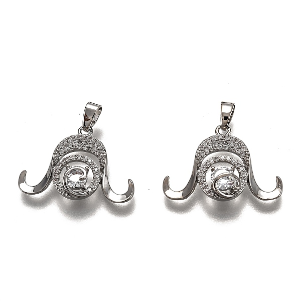 PandaHall Brass Clear Cubic Zirconia Constellation Charms, Long-Lasting Plated, Real Platinum Plated, Virgo, 16x22x5mm, Hole: 4.5x2mm...
PandaHall Brass Clear Cubic Zirconia Constellation Charms, Long-Lasting Plated, Real Platinum Plated, Virgo, 16x22x5mm, Hole: 4.5x2mm...