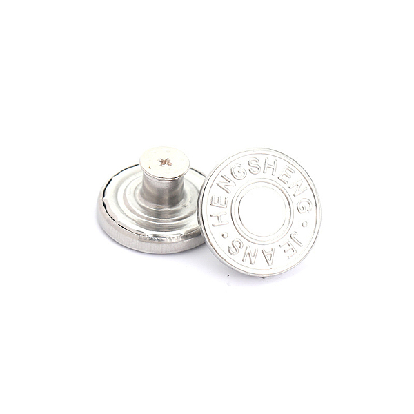 PandaHall Alloy Button Pins for Jeans, Nautical Buttons, Garment Accessories, Round, Platinum, 20mm Alloy Round
PandaHall Alloy Button Pins for Jeans, Nautical Buttons, Garment Accessories, Round, Platinum, 20mm Alloy Round