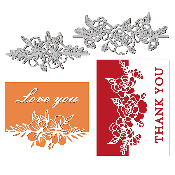 PandaHall GLOBLELAND 2Pcs Flowers Lace Cutting Dies Metal Envelope Flower Border Die Cuts Embossing Stencils Template for Paper Card Making...
PandaHall GLOBLELAND 2Pcs Flowers Lace Cutting Dies Metal Envelope Flower Border Die Cuts Embossing Stencils Template for Paper Card Making...