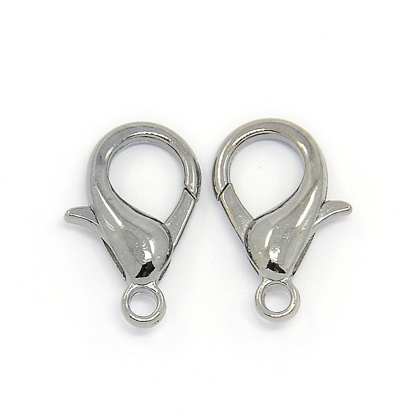 PandaHall Black Tone Zinc Alloy Lobster Claw Clasps, Parrot Trigger Clasps, Cadmium Free & Lead Free, 21x12mm, Hole: 2mm Alloy Others
PandaHall Black Tone Zinc Alloy Lobster Claw Clasps, Parrot Trigger Clasps, Cadmium Free & Lead Free, 21x12mm, Hole: 2mm Alloy Others