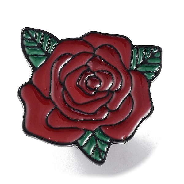 PandaHall Flower Zinc Alloy Brooches, Floral Enamel Pins, Dark Red, 21x19.5x1.5mm Alloy+Enamel Flower
PandaHall Flower Zinc Alloy Brooches, Floral Enamel Pins, Dark Red, 21x19.5x1.5mm Alloy+Enamel Flower