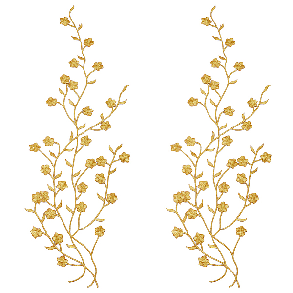 PandaHall Cotton Embroidery Ornament Accessories, Appliques, Flower, Gold, 450~470x1mm Cotton Flower Gold
PandaHall Cotton Embroidery Ornament Accessories, Appliques, Flower, Gold, 450~470x1mm Cotton Flower Gold
