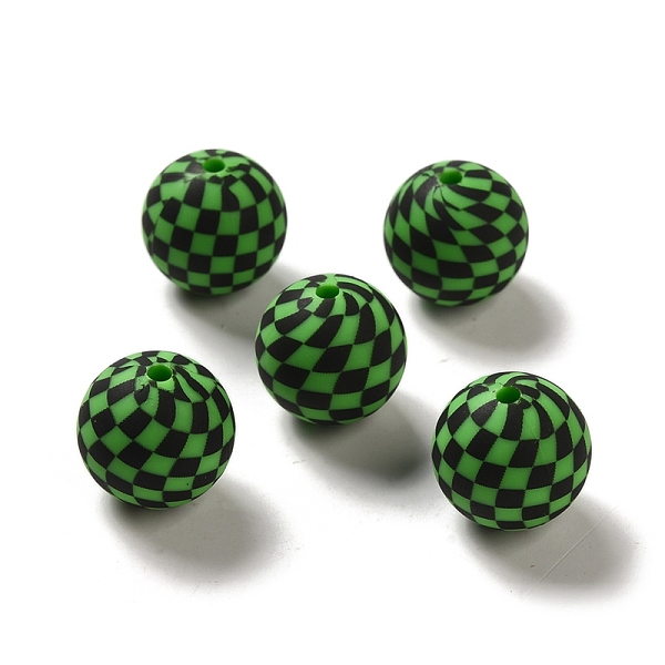 PandaHall Opaque Silicone Beads, Round with Tartan, Lime Green, 15x14.5mm, Hole: 2.3mm Silicone Round
PandaHall Opaque Silicone Beads, Round with Tartan, Lime Green, 15x14.5mm, Hole: 2.3mm Silicone Round