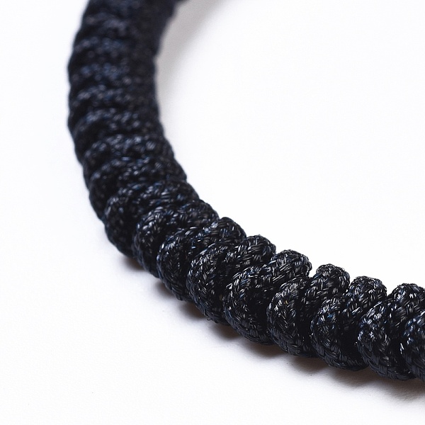 PandaHall Nylon Thread Braided Bracelets, with 304 Stainless Steel Jump Rings and Alloy Lotus Charms, Black, 2 inch~3-3/8 inch(5.2~8.7cm)...
PandaHall Nylon Thread Braided Bracelets, with 304 Stainless Steel Jump Rings and Alloy Lotus Charms, Black, 2 inch~3-3/8 inch(5.2~8.7cm)...