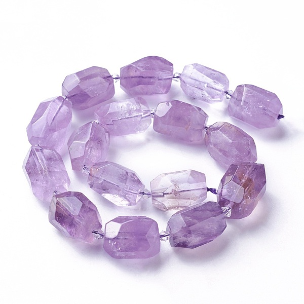 PandaHall Natural Amethyst Beads Strands, Faceted, Polygon, Lilac, 19~22x12~18mm, Hole: 1.5mm, about 16~17pcs/strand, 15.15 inch~16.14 inch..., Purple
PandaHall Natural Amethyst Beads Strands, Faceted, Polygon, Lilac, 19~22x12~18mm, Hole: 1.5mm, about 16~17pcs/strand, 15.15 inch~16.14 inch..., Purple