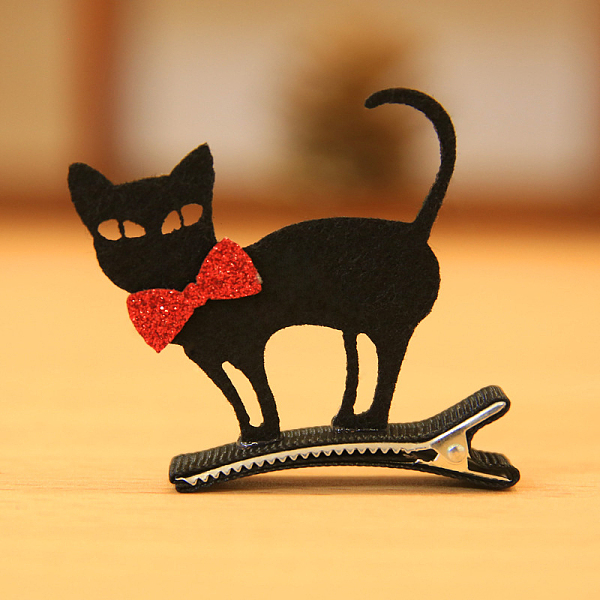 PandaHall Non-woven Fabric Glitter Alligator Hair Clips, for Halloween Children's Masquerade Decoration, Cat Shape, 60x60mm Cloth Cat Shape
PandaHall Non-woven Fabric Glitter Alligator Hair Clips, for Halloween Children's Masquerade Decoration, Cat Shape, 60x60mm Cloth Cat Shape