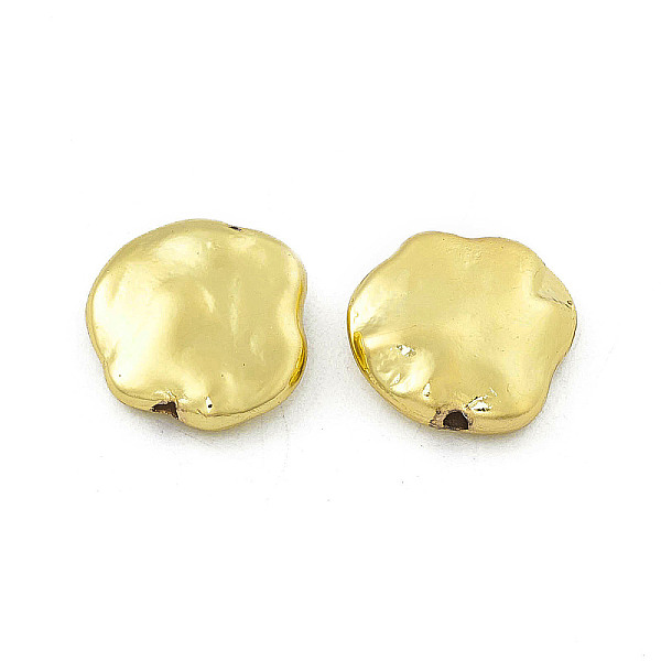 PandaHall Rack Plating Alloy Beads, Irregular Oval, Light Gold, 12x12x4mm, Hole: 1.2mm Alloy Oval
PandaHall Rack Plating Alloy Beads, Irregular Oval, Light Gold, 12x12x4mm, Hole: 1.2mm Alloy Oval