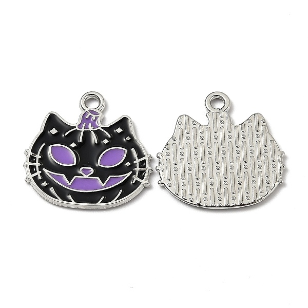 PandaHall Alloy Enamel Pendants, for Halloween, Cat Pumpkin Shape, Black, 20.5x20x1.2mm, Hole: 1.8mm Alloy+Enamel Cat Shape Black
PandaHall Alloy Enamel Pendants, for Halloween, Cat Pumpkin Shape, Black, 20.5x20x1.2mm, Hole: 1.8mm Alloy+Enamel Cat Shape Black