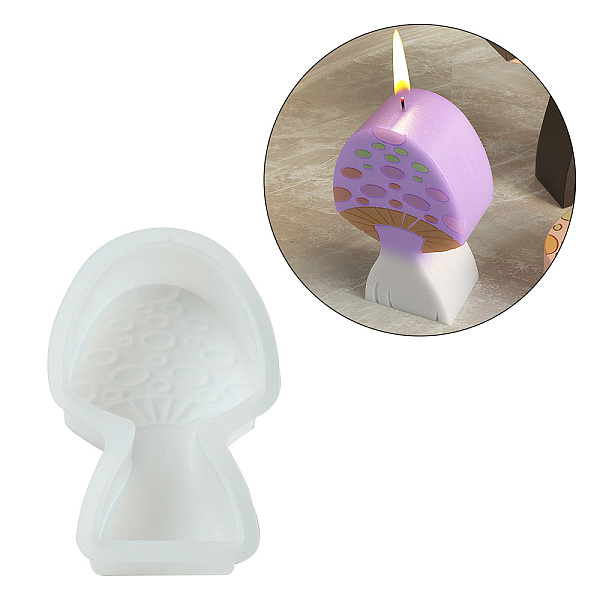 PandaHall Mushroom Shape Candle Holder Silicone Molds, For Candle Making, Mushroom, 9.25x5.6x2.55cm Silicone Mushroom White
PandaHall Mushroom Shape Candle Holder Silicone Molds, For Candle Making, Mushroom, 9.25x5.6x2.55cm Silicone Mushroom White