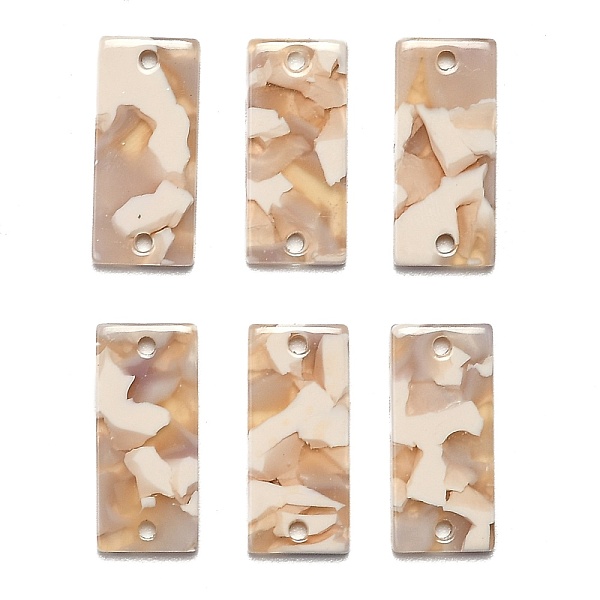 PandaHall Cellulose Acetate(Resin) Links Connectors, Rectangle, Peru, 22x10x2.5mm Cellulose Acetate Rectangle Brown
PandaHall Cellulose Acetate(Resin) Links Connectors, Rectangle, Peru, 22x10x2.5mm Cellulose Acetate Rectangle Brown