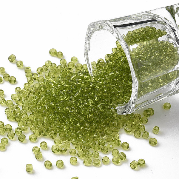 PandaHall Glass Seed Beads, Transparent, Round, Round Hole, Green Yellow, 12/0, 2mm, Hole: 1mm, about 30000 pcs/pound Glass
PandaHall Glass Seed Beads, Transparent, Round, Round Hole, Green Yellow, 12/0, 2mm, Hole: 1mm, about 30000 pcs/pound Glass