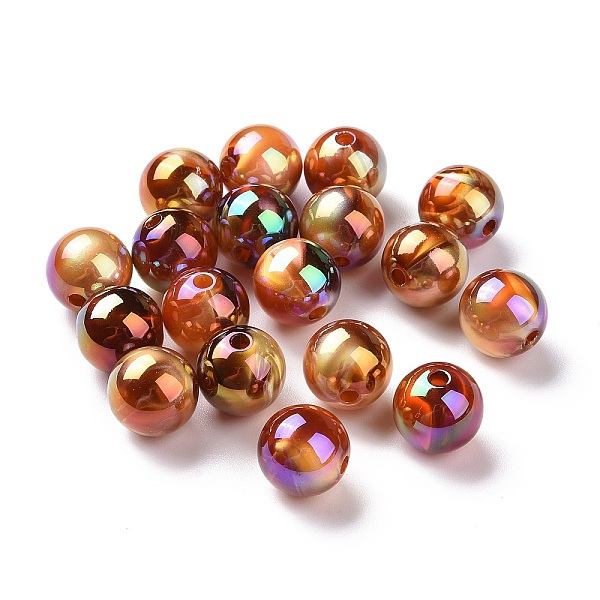 PandaHall UV Plating Rainbow Iridescent Acrylic Beads, with Gold Foil, Round, Sienna, 11.5mm, Hole: 2mm Acrylic Round Brown
PandaHall UV Plating Rainbow Iridescent Acrylic Beads, with Gold Foil, Round, Sienna, 11.5mm, Hole: 2mm Acrylic Round Brown