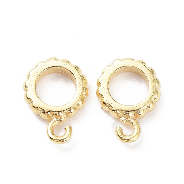 PandaHall Brass Tube Bails, Cadmium Free & Lead Free, Real 24K Gold Plated, 10x7x2mm, Hole: 1.2mm, Inner Diameter: 4.5mm Brass Round
PandaHall Brass Tube Bails, Cadmium Free & Lead Free, Real 24K Gold Plated, 10x7x2mm, Hole: 1.2mm, Inner Diameter: 4.5mm Brass Round