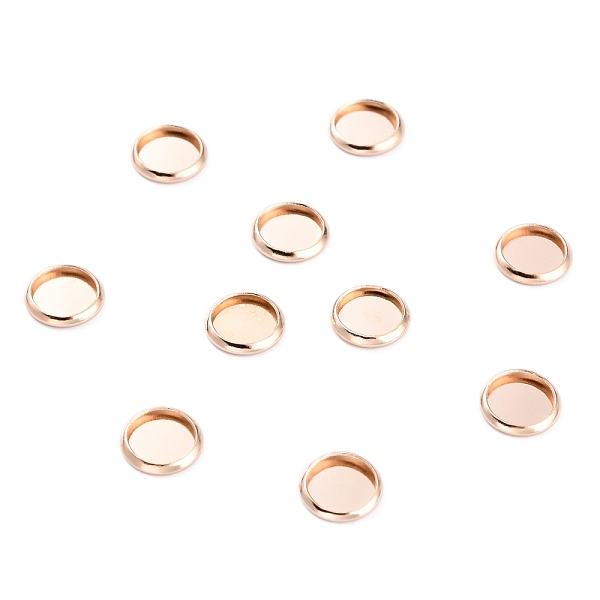 PandaHall 304 Stainless Steel Cabochon Settings, Plain Edge Bezel Cups, Flat Round, Rose Gold, 8x1mm Tray: 6mm 304 Stainless Steel Flat...
PandaHall 304 Stainless Steel Cabochon Settings, Plain Edge Bezel Cups, Flat Round, Rose Gold, 8x1mm Tray: 6mm 304 Stainless Steel Flat...
