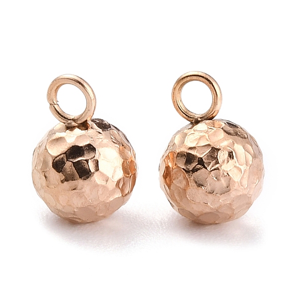 PandaHall Ion Plating(IP) 304 Stainless Steel Charms, Round, Textured, Rose Gold, 9x6mm, Hole: 1.8mm 304 Stainless Steel Round
PandaHall Ion Plating(IP) 304 Stainless Steel Charms, Round, Textured, Rose Gold, 9x6mm, Hole: 1.8mm 304 Stainless Steel Round