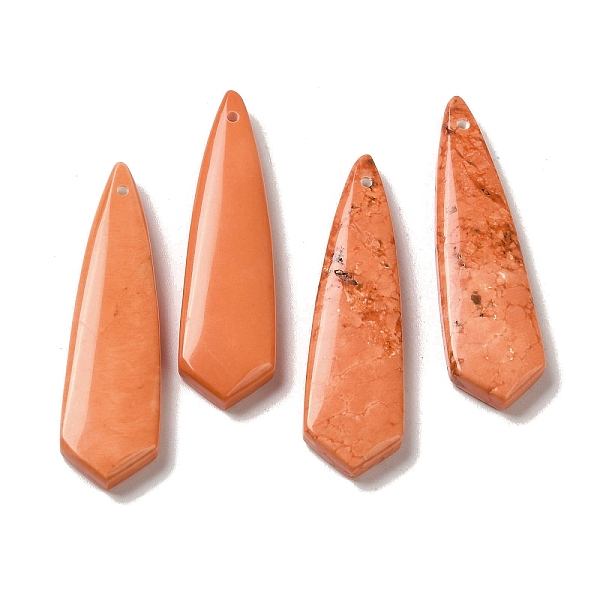 PandaHall Natural Turquoise Dyed Pendants, Tie Shape Charms, Dark Orange, 40~40.5x11x4~4.5mm, Hole: 1mm Turquoise Others
PandaHall Natural Turquoise Dyed Pendants, Tie Shape Charms, Dark Orange, 40~40.5x11x4~4.5mm, Hole: 1mm Turquoise Others