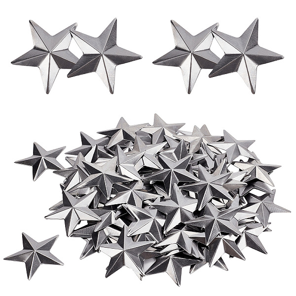 PandaHall Iron Display Decorations, Metal Star Ornament, Platinum, 45x47.5x4mm Iron Star
PandaHall Iron Display Decorations, Metal Star Ornament, Platinum, 45x47.5x4mm Iron Star