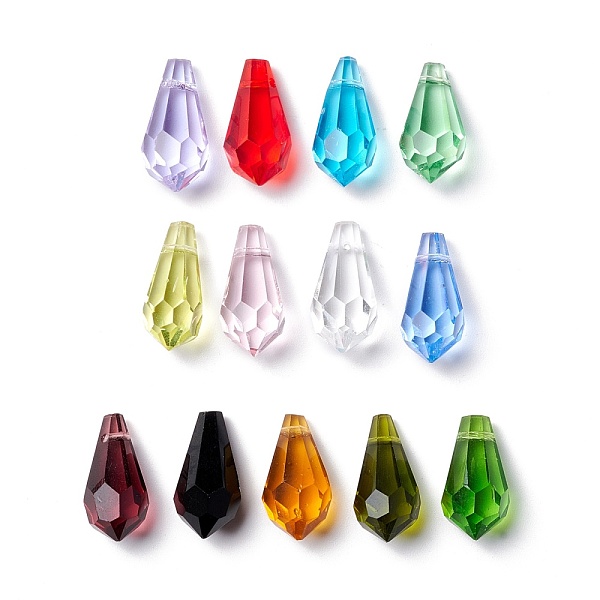 PandaHall Faceted Transparent A5 Glass Pendants, Teardrop, Mixed Color, 17~17.5x8.5~9mm, Hole: 1mm Glass Teardrop Multicolor
PandaHall Faceted Transparent A5 Glass Pendants, Teardrop, Mixed Color, 17~17.5x8.5~9mm, Hole: 1mm Glass Teardrop Multicolor