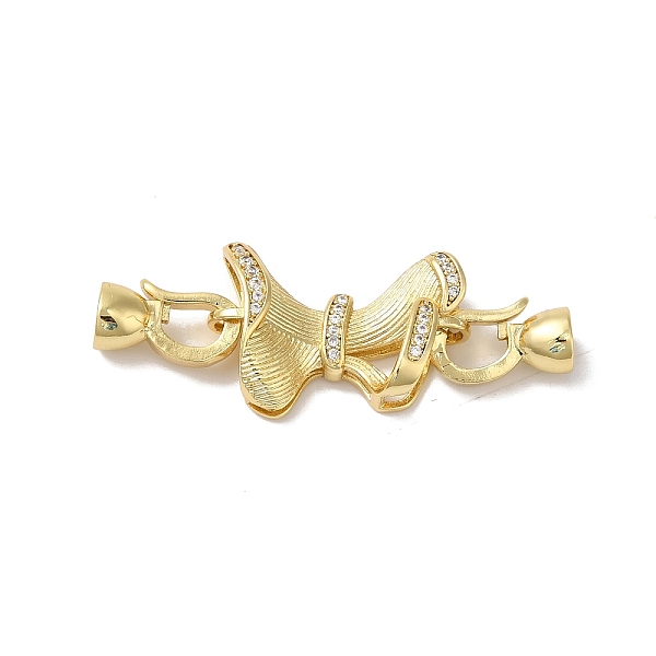 PandaHall Rack Plating Brass Micro Pave Clear Cubic Zirconia Fold Over Clasps, Cadmium Free & Lead Free, Long-Lasting Plated, Bowknot, Real...
PandaHall Rack Plating Brass Micro Pave Clear Cubic Zirconia Fold Over Clasps, Cadmium Free & Lead Free, Long-Lasting Plated, Bowknot, Real...