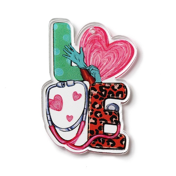 PandaHall Opaque Acrylic Pendants, Letter, 49.5x34x2mm, Hole: 2mm Acrylic Letter
PandaHall Opaque Acrylic Pendants, Letter, 49.5x34x2mm, Hole: 2mm Acrylic Letter