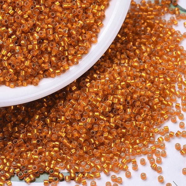 PandaHall MIYUKI Delica Beads, Cylinder, Japanese Seed Beads, 11/0, (DB0681) Dyed Semi-Frosted Silver Lined Orange, 1.3x1.6mm, Hole: 0.8mm...
PandaHall MIYUKI Delica Beads, Cylinder, Japanese Seed Beads, 11/0, (DB0681) Dyed Semi-Frosted Silver Lined Orange, 1.3x1.6mm, Hole: 0.8mm...